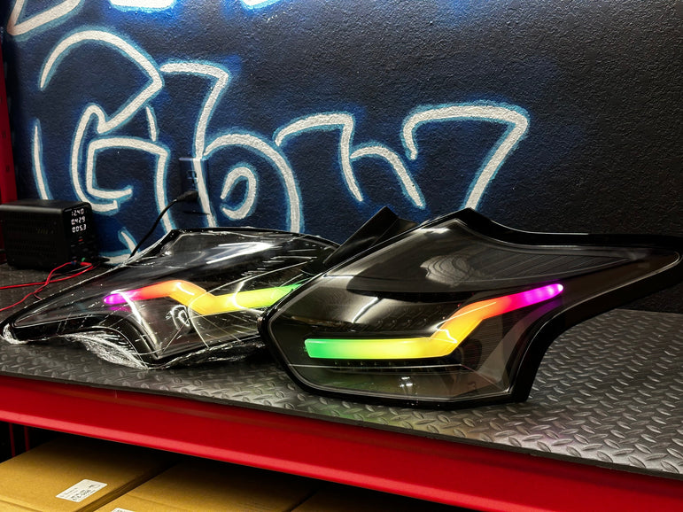 NTXGlow RGB Tail Lights (2015 - 2019 Ford Focus ST/RS) - JSI Racing 