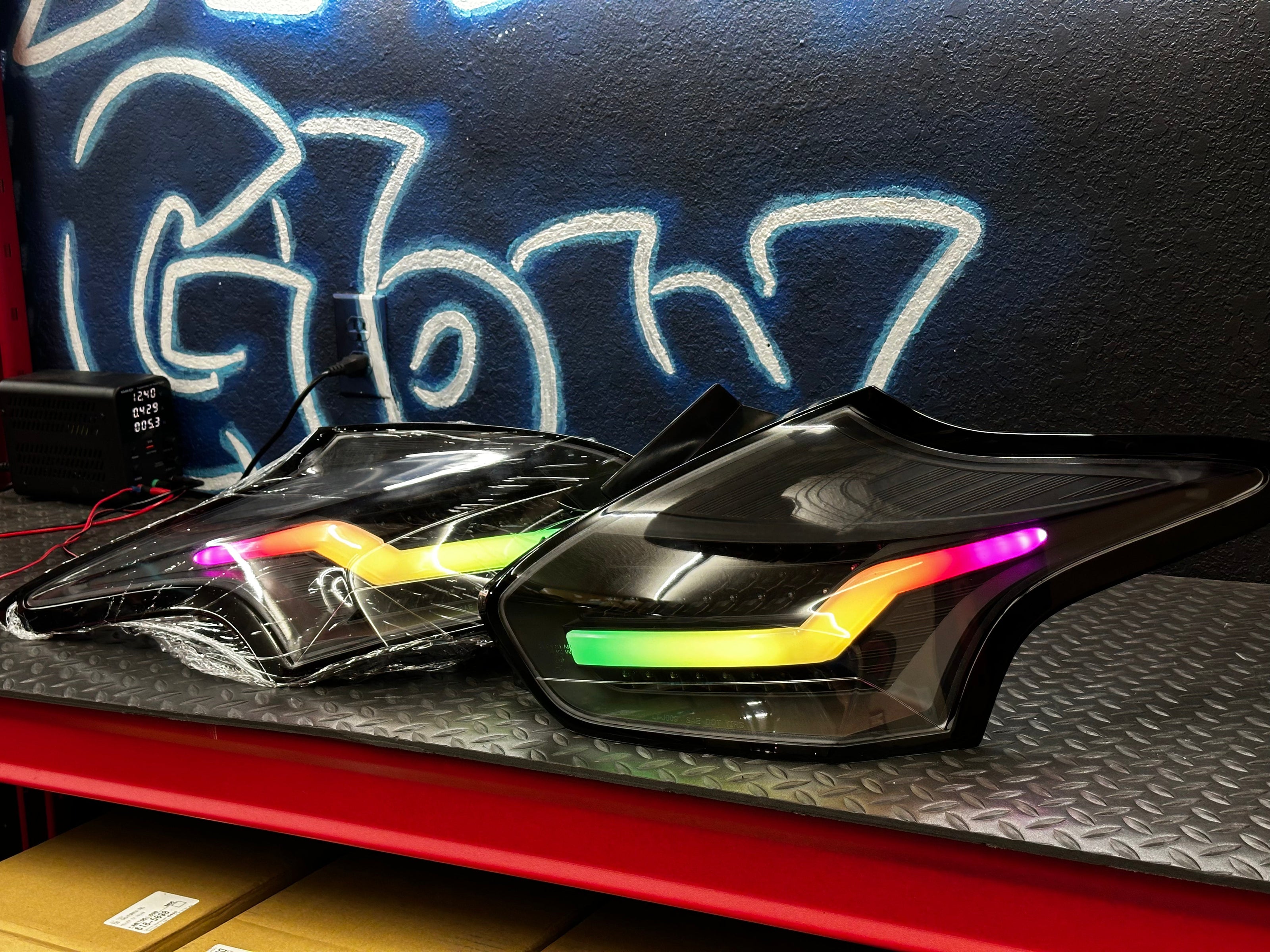 NTXGlow RGB Tail Lights (2015 - 2019 Ford Focus ST/RS) - JSI Racing 