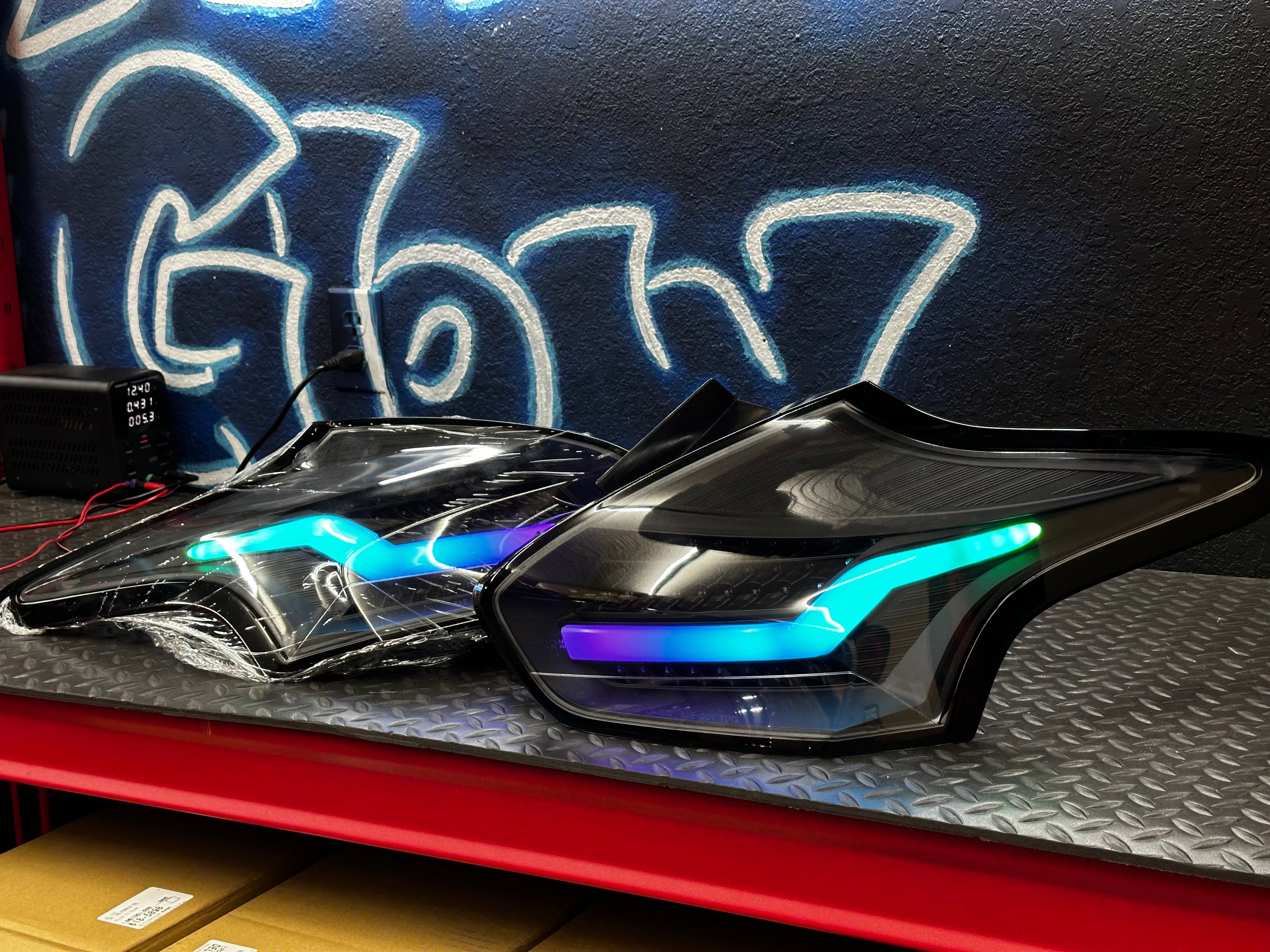 NTXGlow RGB Tail Lights (2015 - 2019 Ford Focus ST/RS) - JSI Racing 