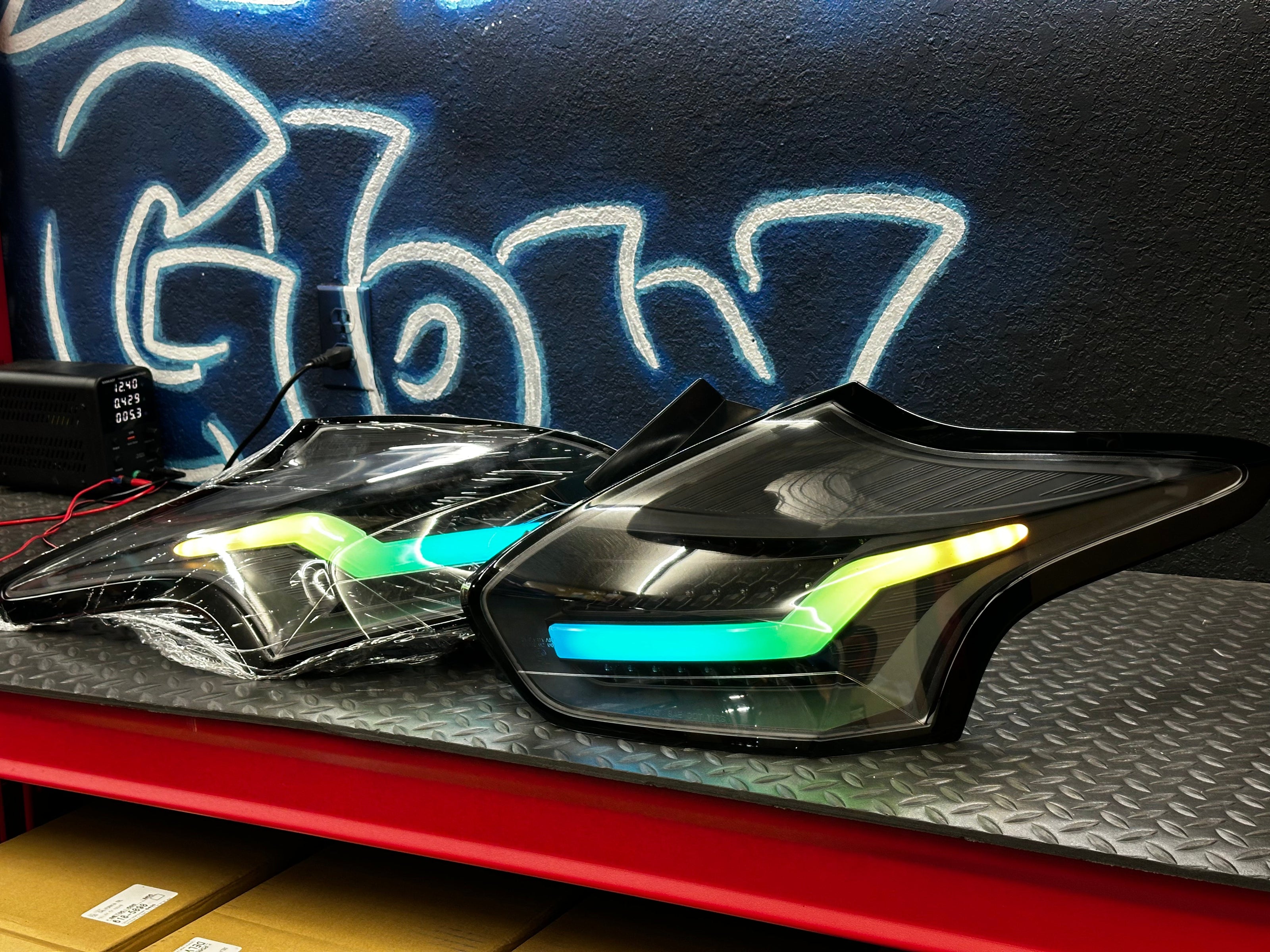 NTXGlow RGB Tail Lights (2015 - 2019 Ford Focus ST/RS) - JSI Racing 