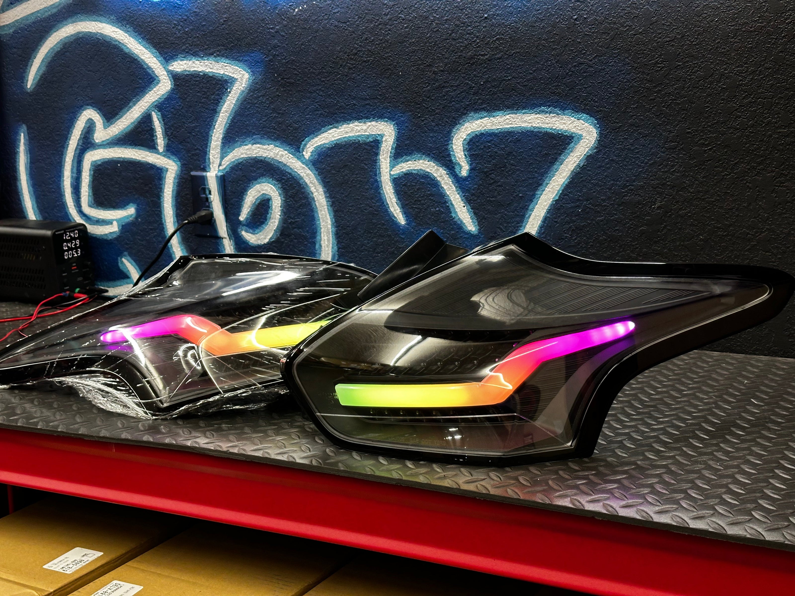 NTXGlow RGB Tail Lights (2015 - 2019 Ford Focus ST/RS) - JSI Racing 