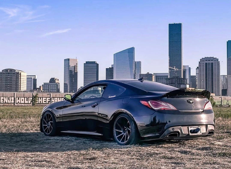 NTXGlow Wicker Bill Spoiler (2010-2016 Genesis Coupe) - JSI Racing 