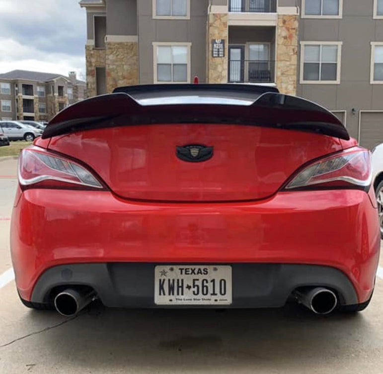 NTXGlow Wicker Bill Spoiler (2010-2016 Genesis Coupe) - JSI Racing 