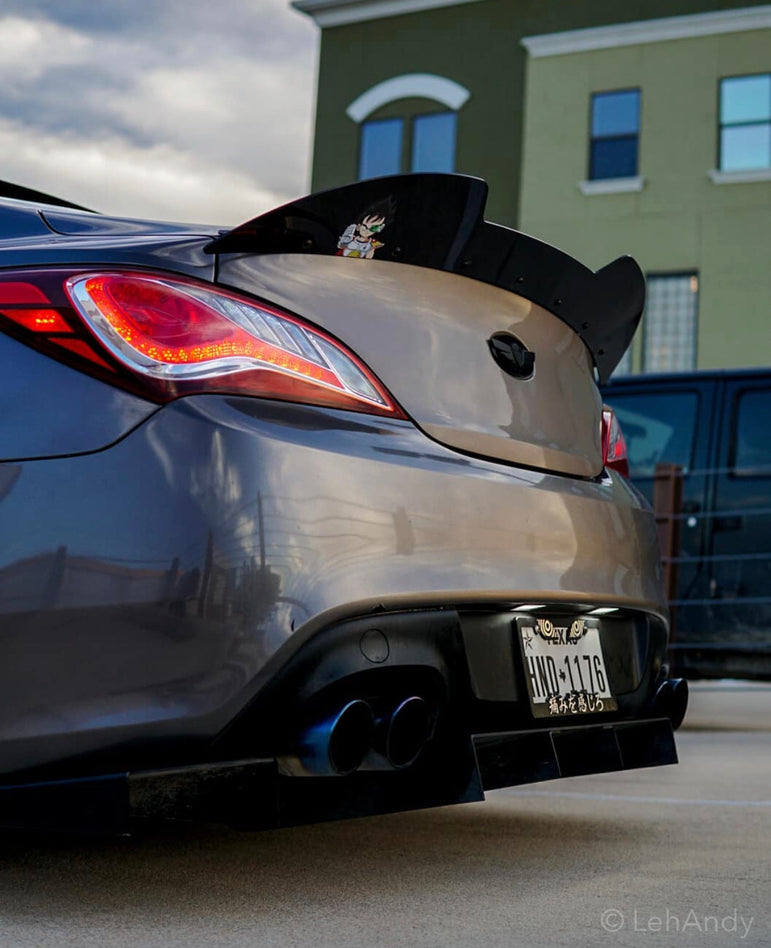 NTXGlow Wicker Bill Spoiler (2010-2016 Genesis Coupe) - JSI Racing 
