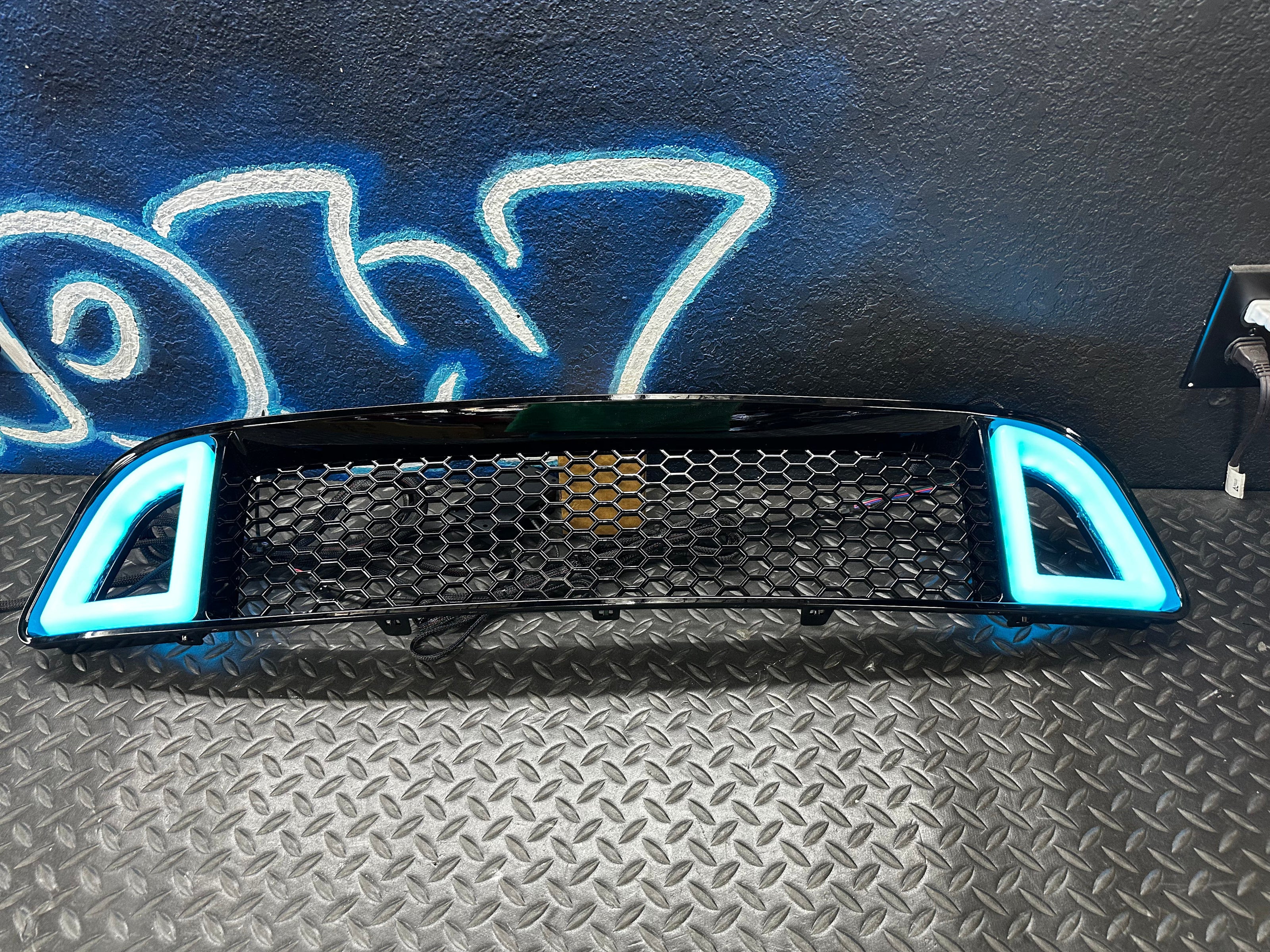 NTXGlow RTR Style RGB Grille (2013-2014 Ford Mustang) - JSI Racing 
