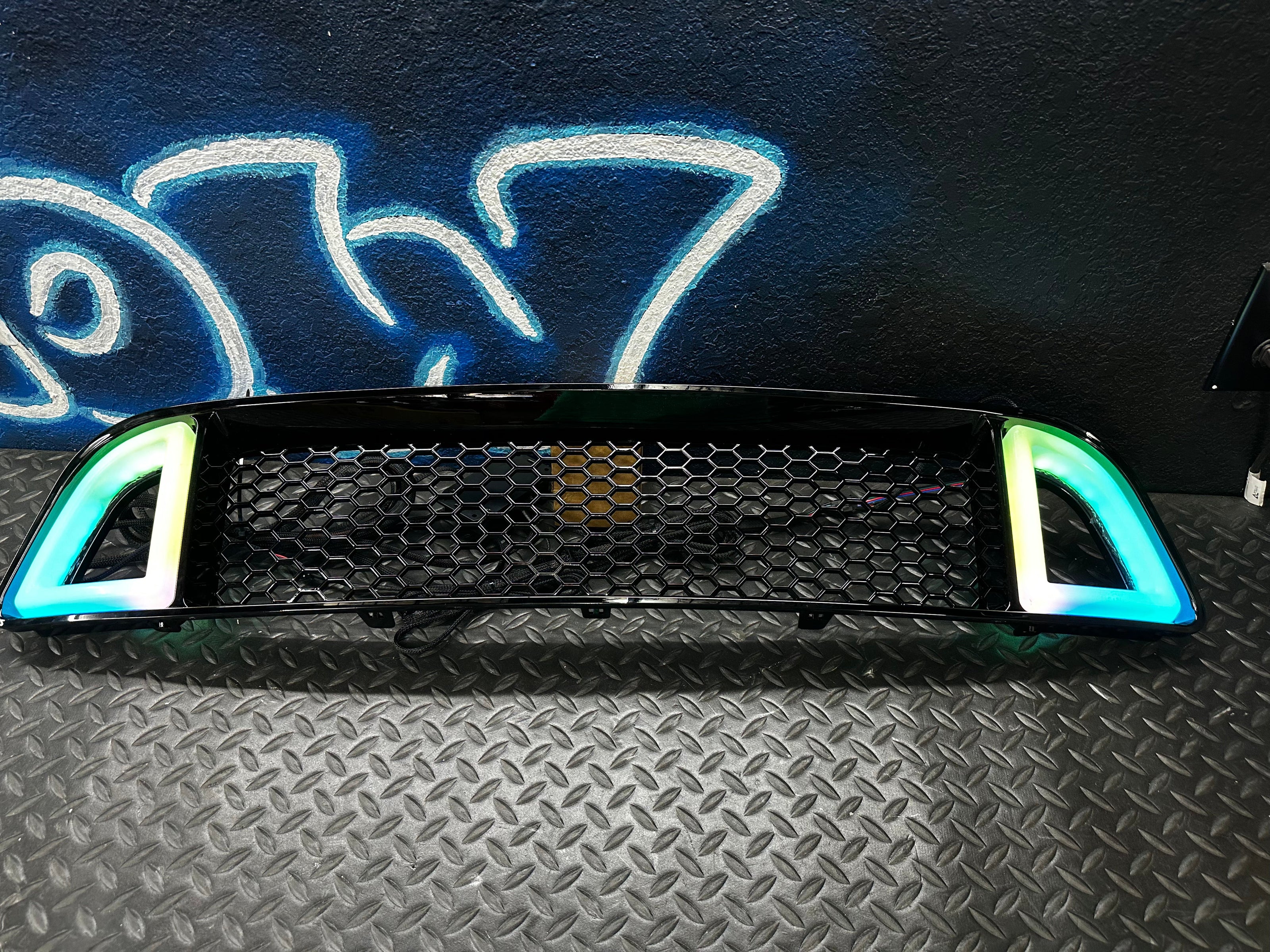 NTXGlow RTR Style RGB Grille (2013-2014 Ford Mustang) - JSI Racing 