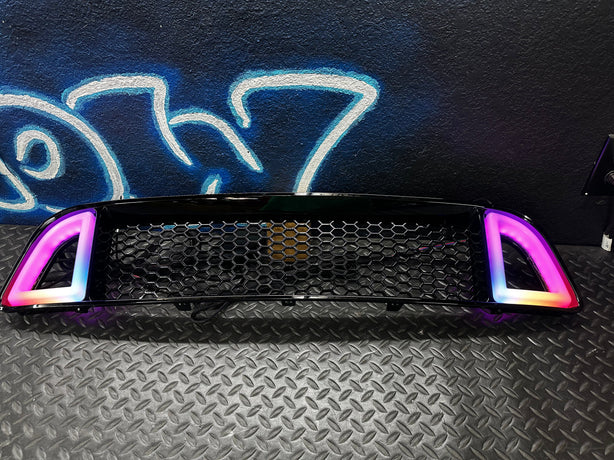 NTXGlow RTR Style RGB Grille (2013-2014 Ford Mustang) - JSI Racing 