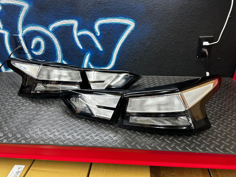 NTXGLOW clear tail lights (19 - 24 Nissan Altima) - JSI Racing 