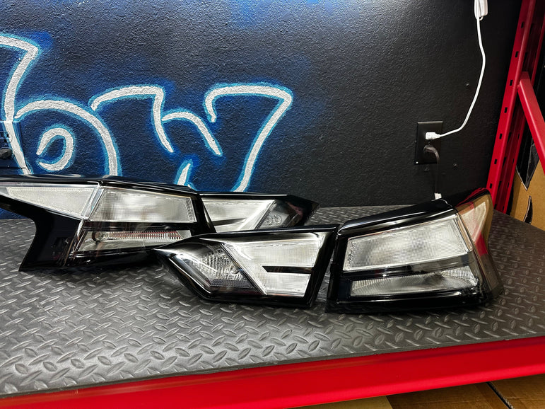 NTXGLOW clear tail lights (19 - 24 Nissan Altima) - JSI Racing 