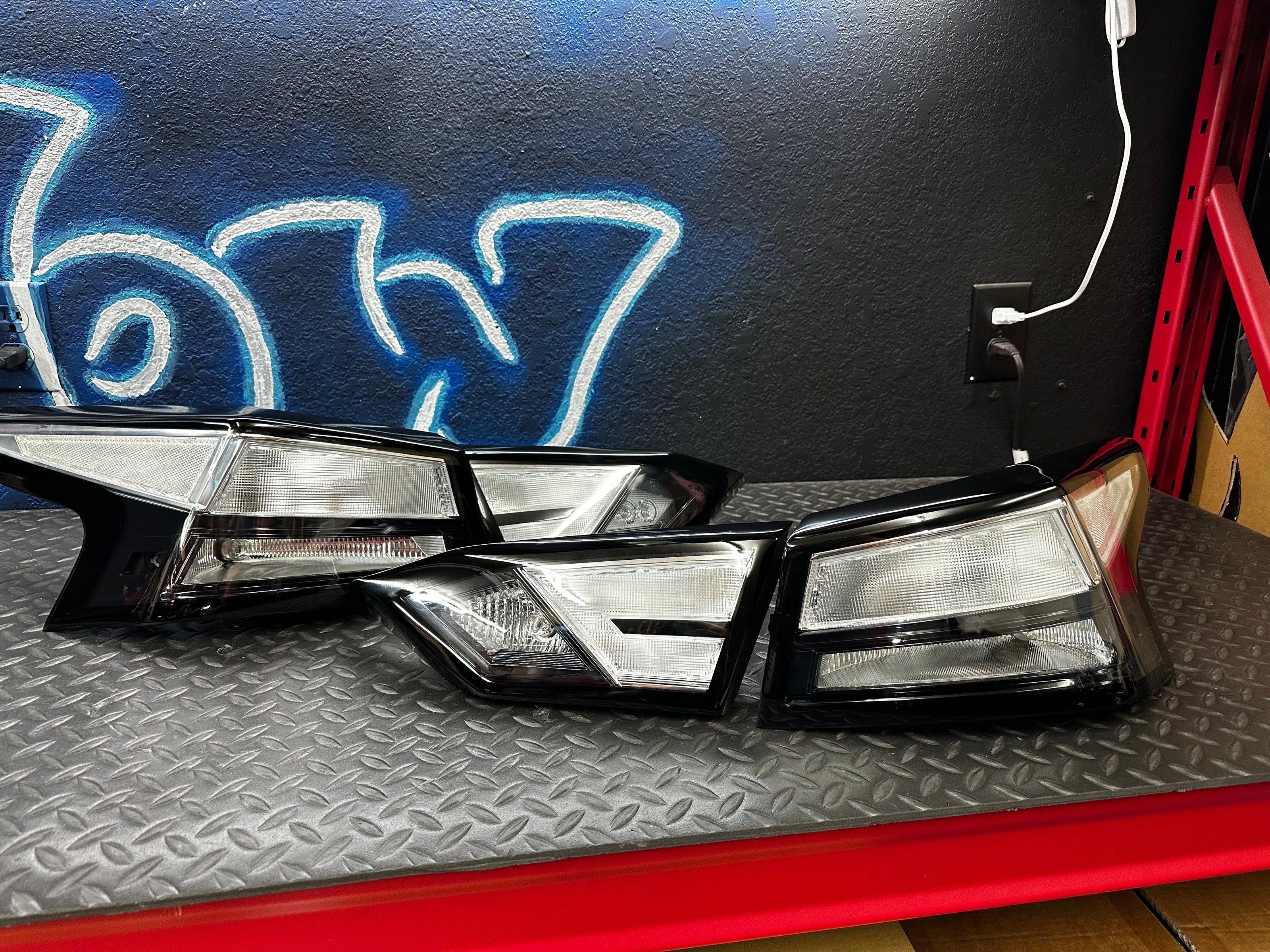 NTXGLOW clear tail lights (19 - 24 Nissan Altima) - JSI Racing 