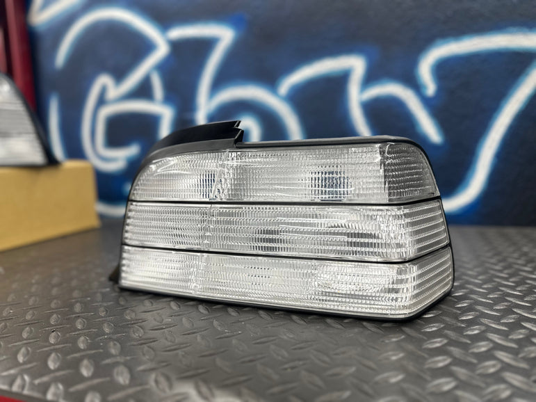 NTXGlow Custom Clear Tail Lights (E36 Coupe/Convertible) - JSI Racing 