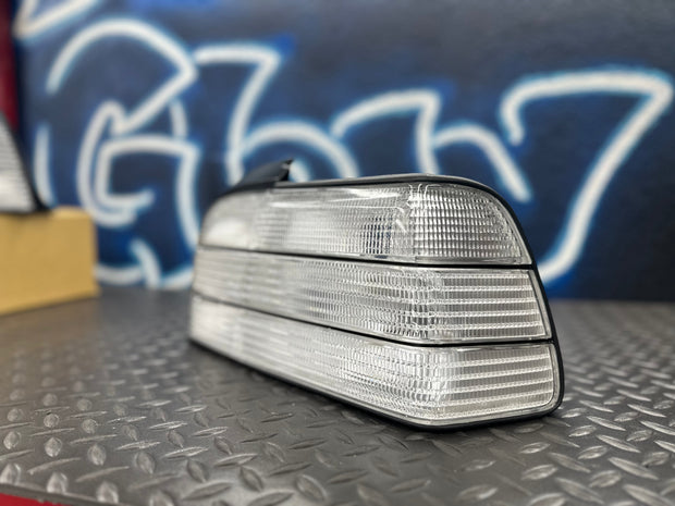 NTXGlow Custom Clear Tail Lights (E36 Coupe/Convertible) - JSI Racing 