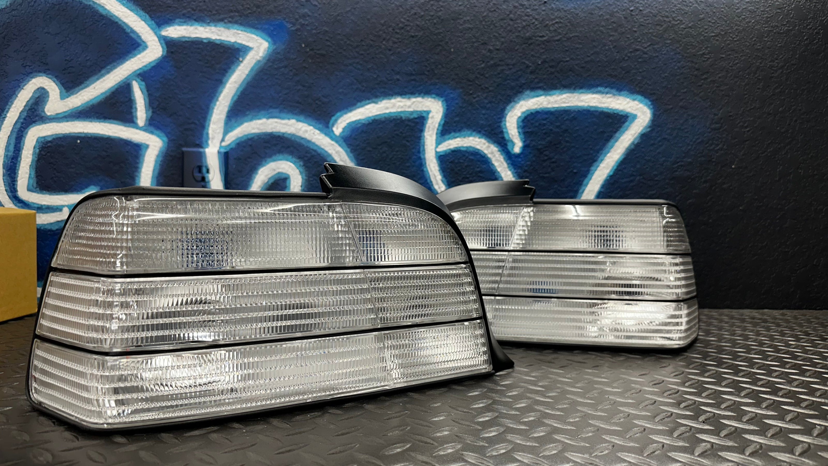 NTXGlow Custom Clear Tail Lights (E36 Coupe/Convertible) - JSI Racing 