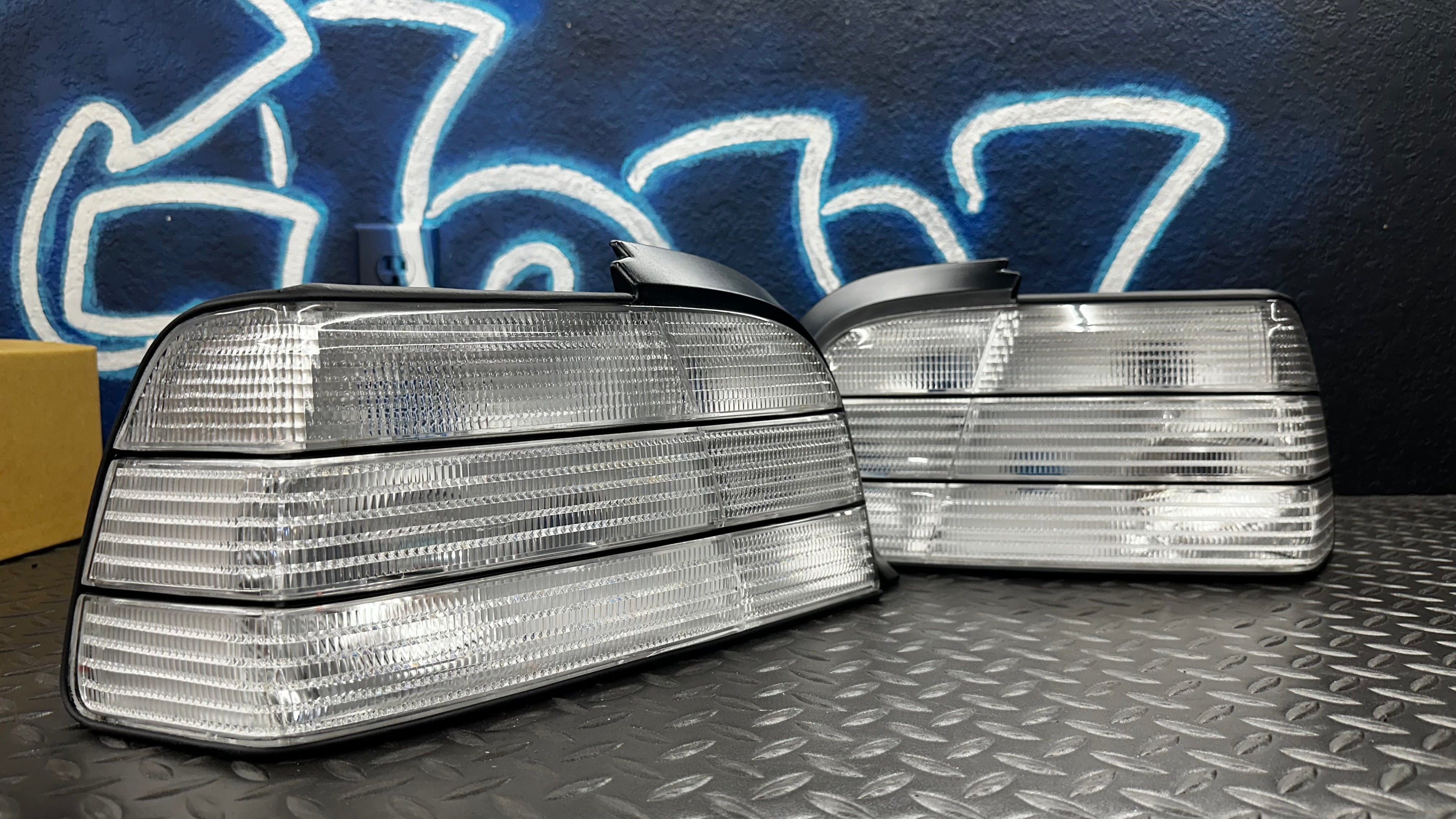 NTXGlow Custom Clear Tail Lights (E36 Coupe/Convertible) - JSI Racing 