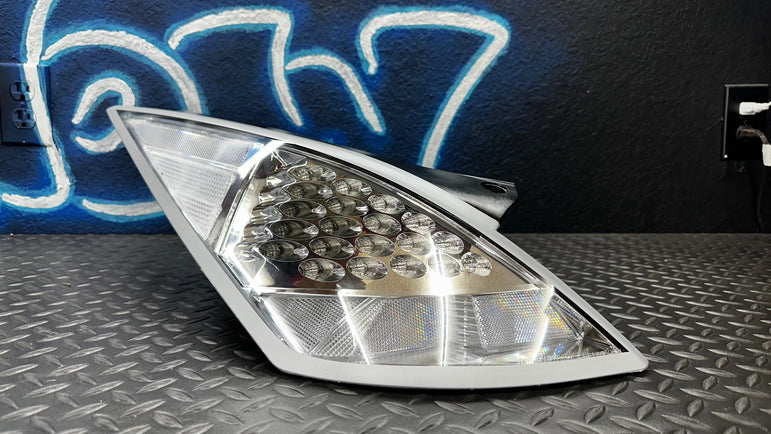 NTXGlow Custom Clear Tail Lights (Nissan 350Z) - JSI Racing 