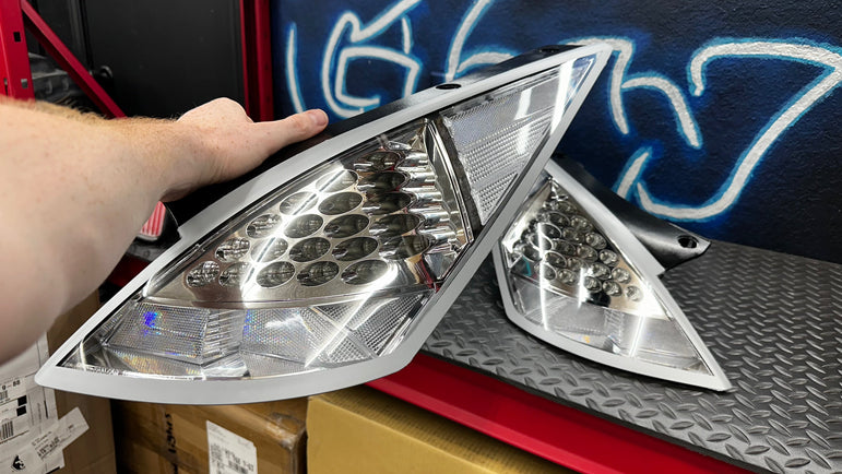 NTXGlow Custom Clear Tail Lights (Nissan 350Z) - JSI Racing 