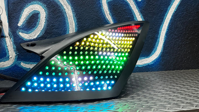NTXGlow Grid RGB LED Tail Lights (2003-2009 Nissan 350Z) - JSI Racing 