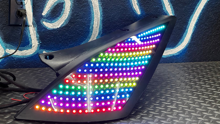 NTXGlow Grid RGB LED Tail Lights (2003-2009 Nissan 350Z) - JSI Racing 