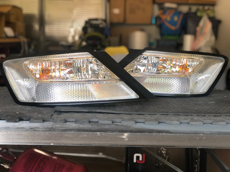 NTXGLOW clear tail lights (2006 - 2011 honda civic coupe) - JSI Racing 