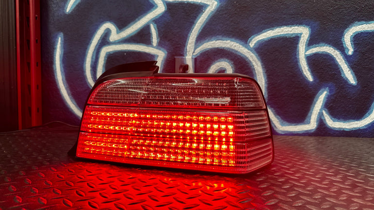 1992-1999 Custom BMW 3 Series Coupe E36 Tail Lights - JSI Racing 