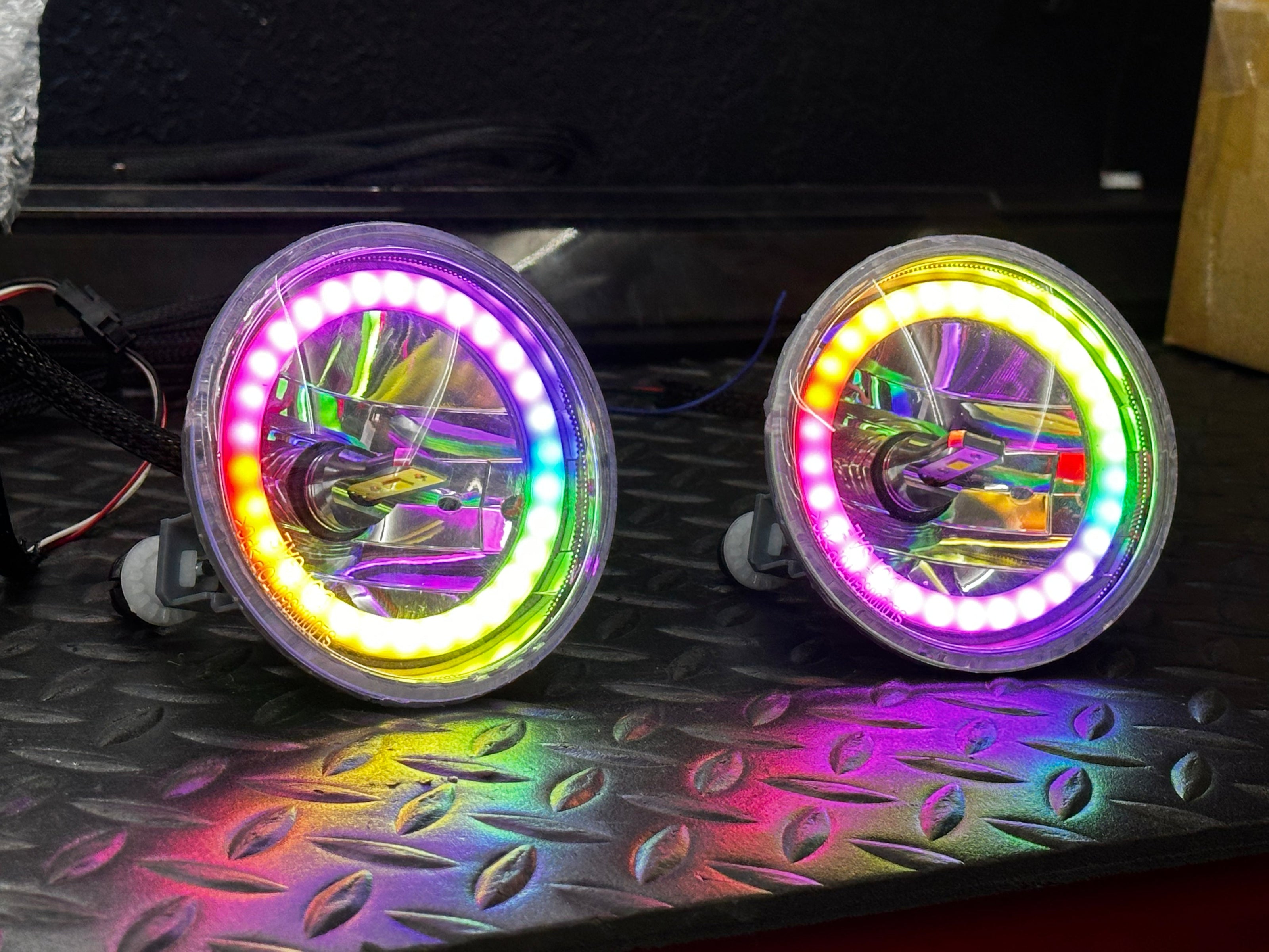 NTXGlow RGB Fog Light (2013-2014 Ford Mustang) - JSI Racing 