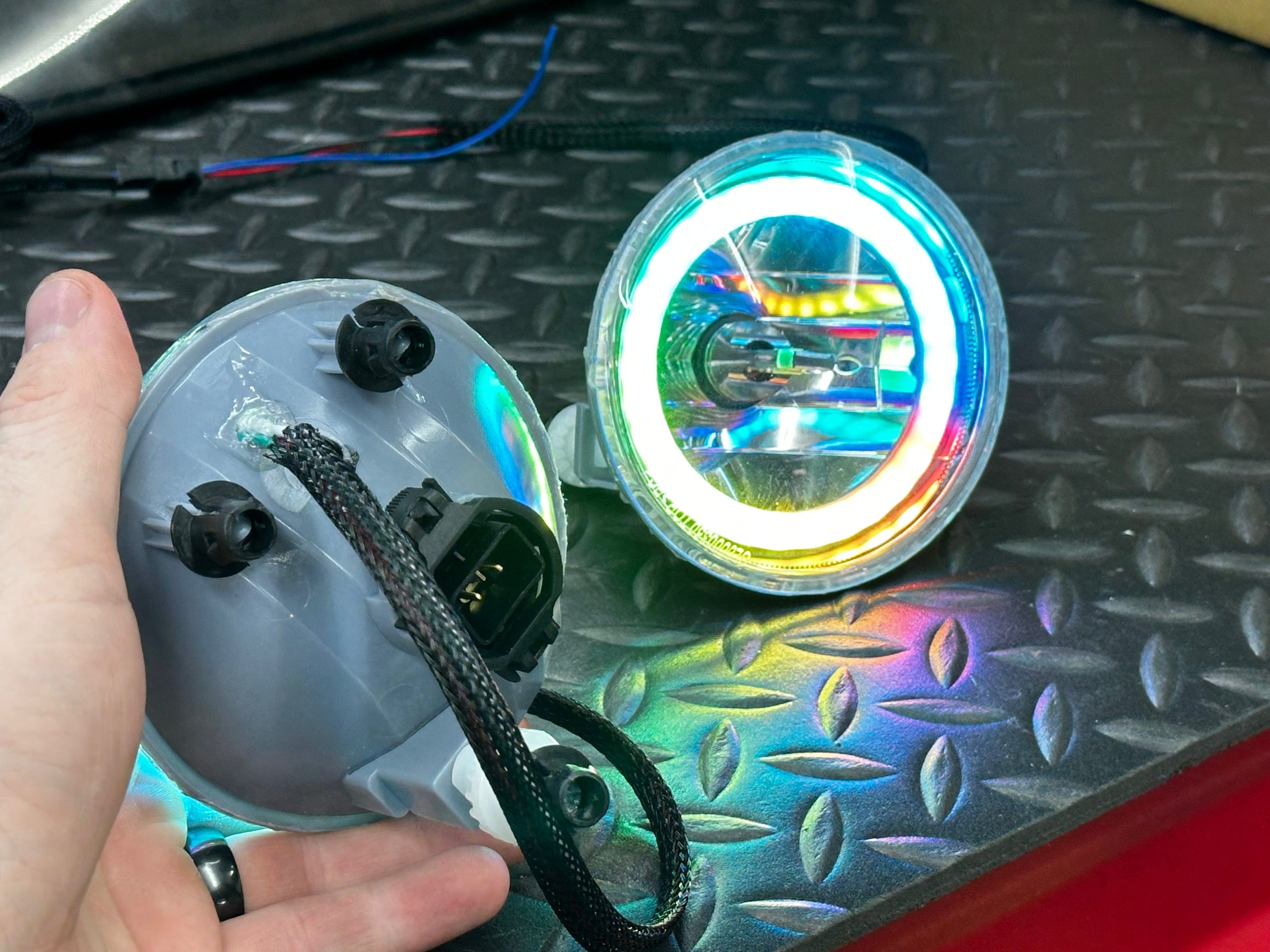 NTXGlow RGB Fog Light (2013-2014 Ford Mustang) - JSI Racing 