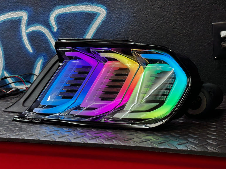 NTXGLOW RGB tail lights (2015 - 2023 Ford Mustang) - JSI Racing 