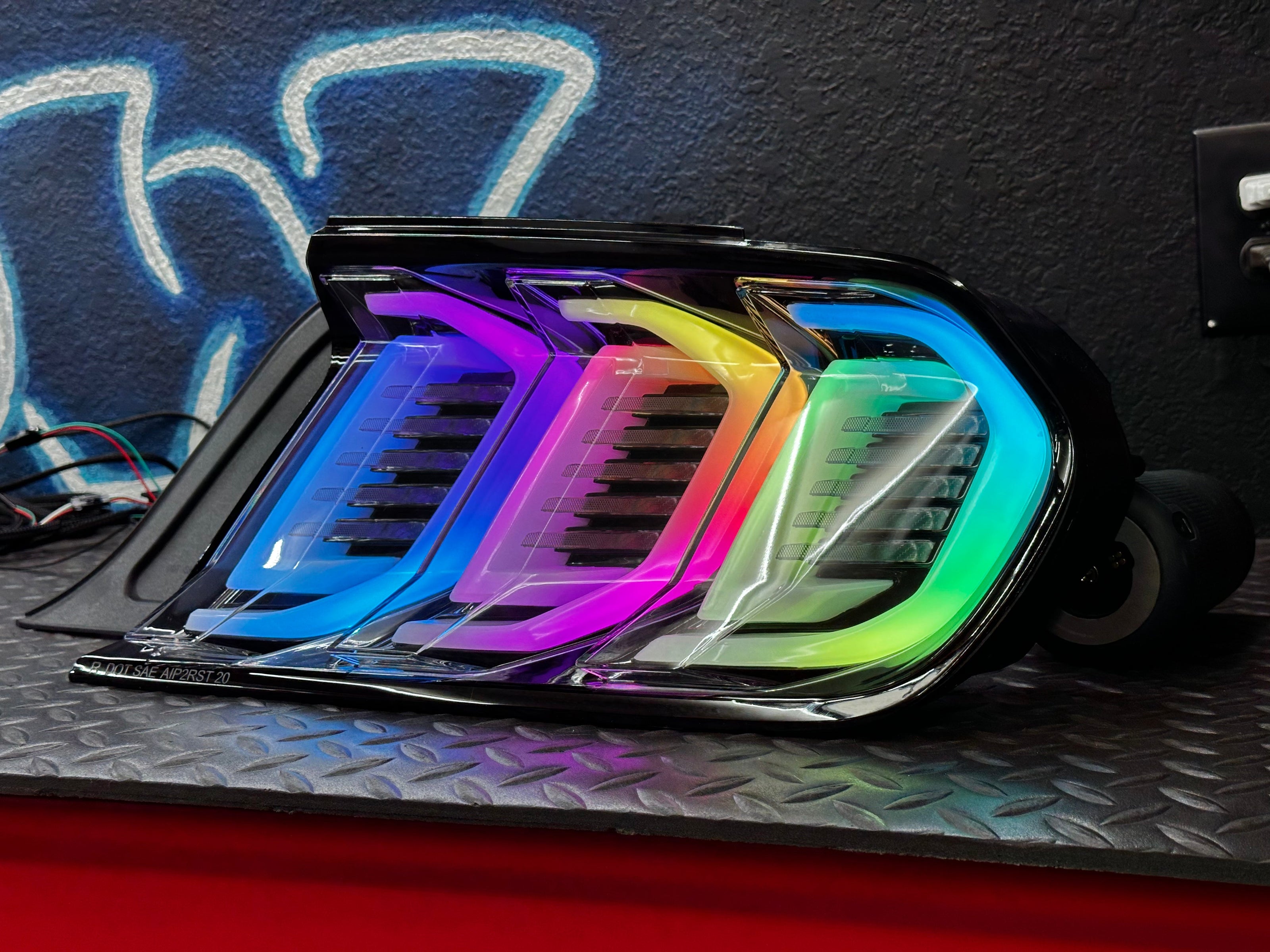 NTXGLOW RGB tail lights (2015 - 2023 Ford Mustang) - JSI Racing 