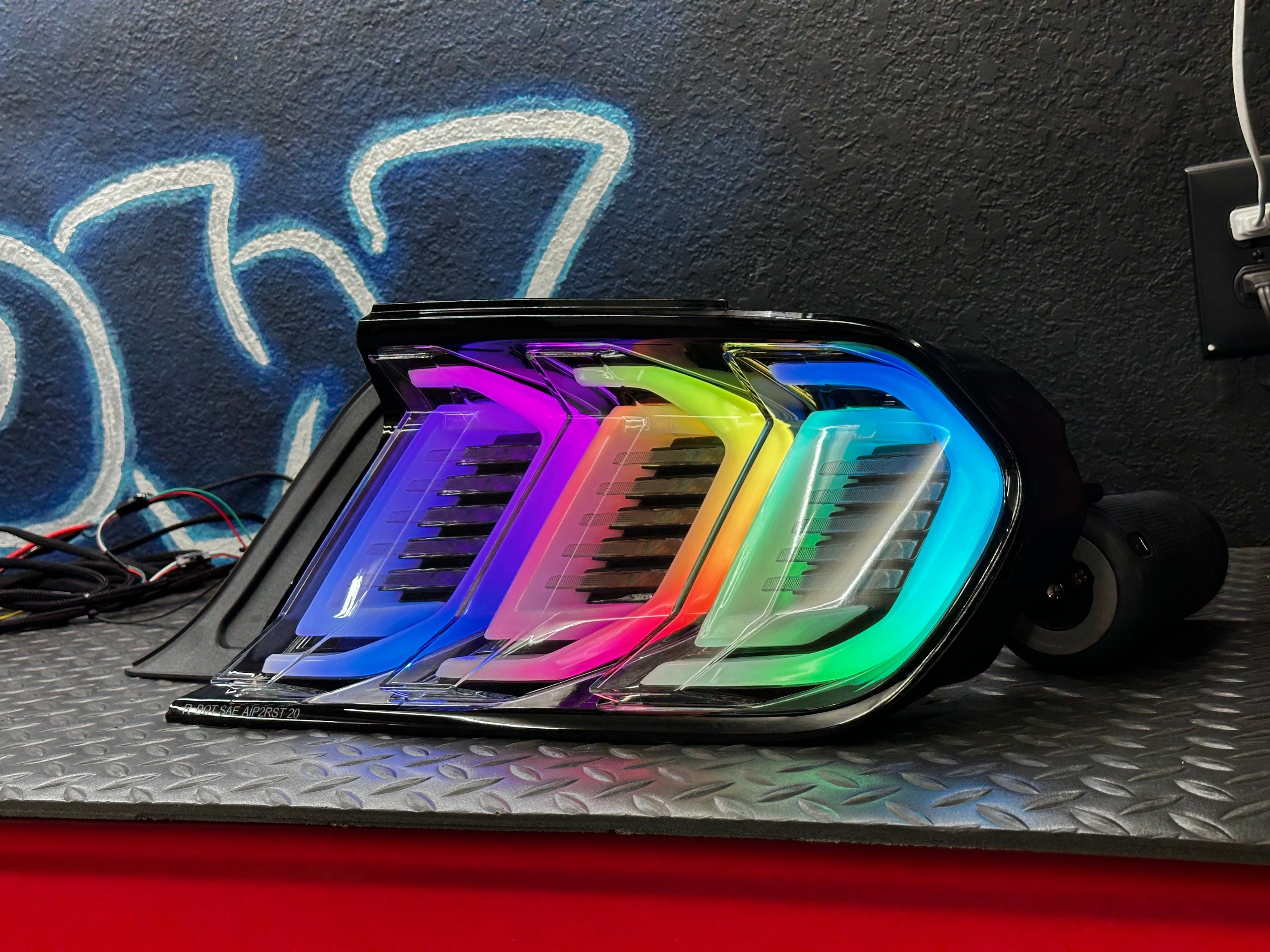 NTXGLOW RGB tail lights (2015 - 2023 Ford Mustang) - JSI Racing 