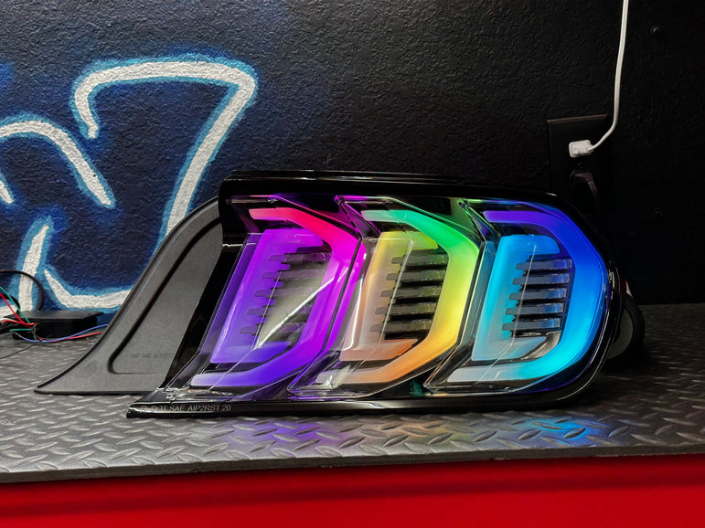 NTXGLOW RGB tail lights (2015 - 2023 Ford Mustang) - JSI Racing 