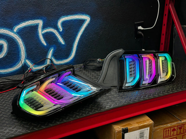 NTXGLOW RGB tail lights (2015 - 2023 Ford Mustang) - JSI Racing 