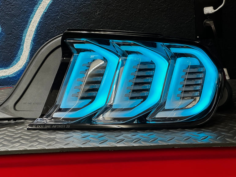 NTXGLOW RGB tail lights (2015 - 2023 Ford Mustang) - JSI Racing 