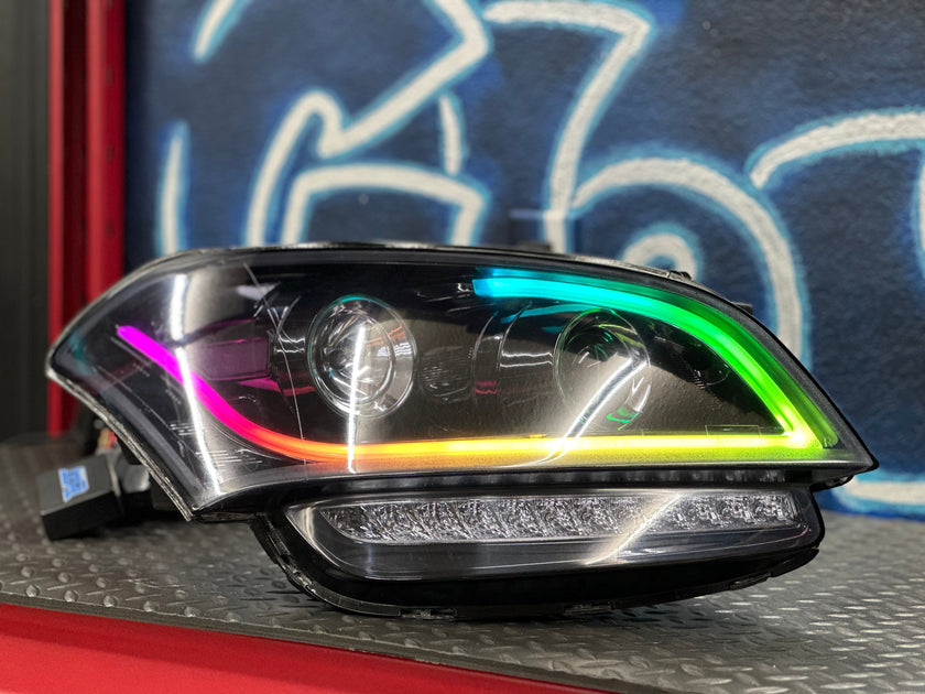2010-2011 Kia Soul Color Shifting Headlights - JSI Racing 