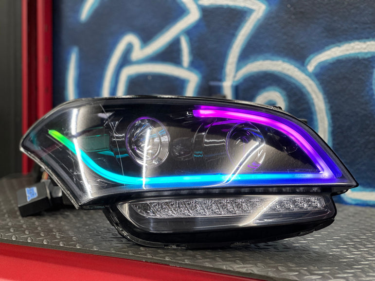 2010-2011 Kia Soul Color Shifting Headlights - JSI Racing 