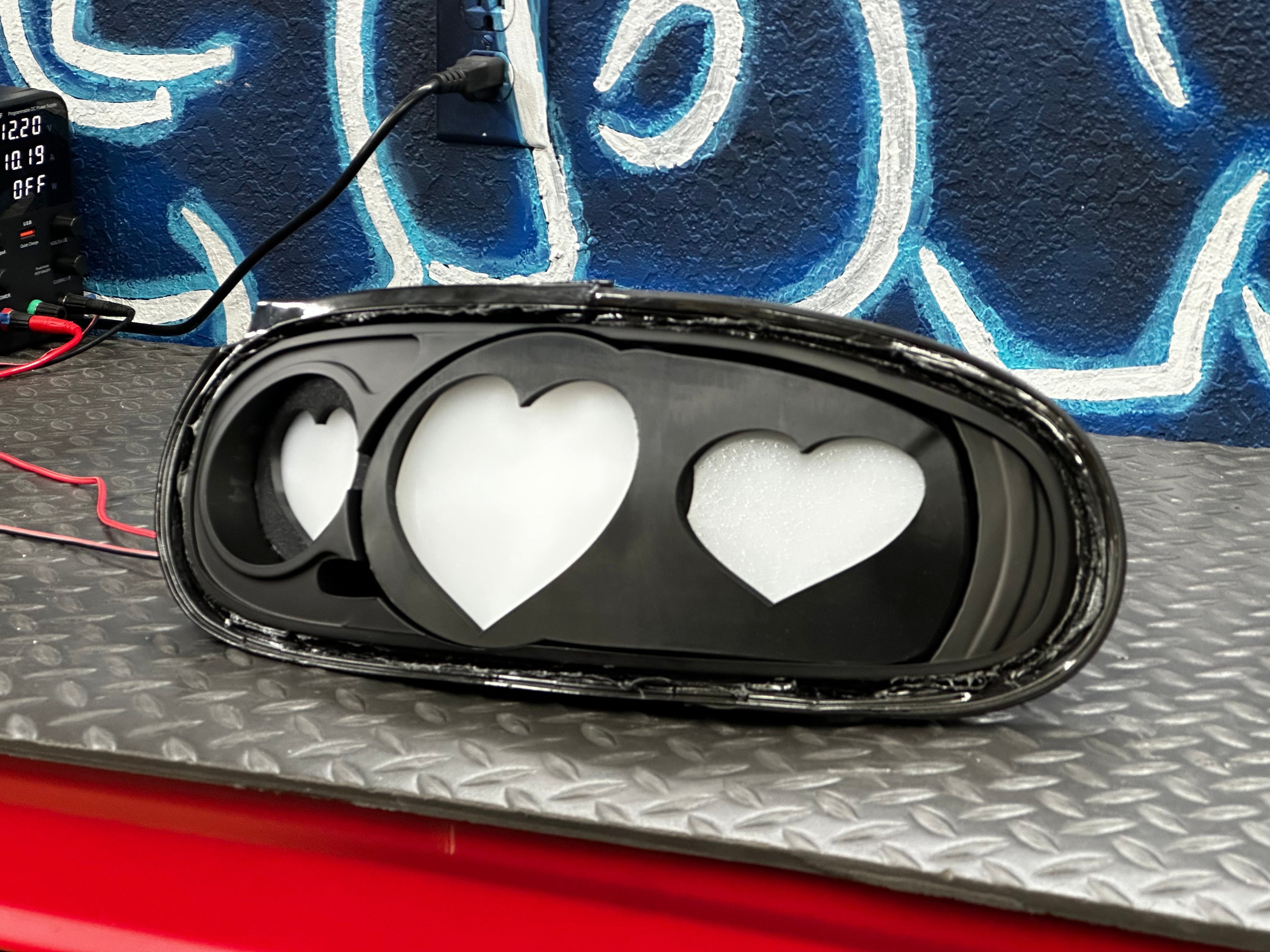 NTXGLOW Diffused Heart Tail Lights – Mazda Miata NA (1990–1997) - JSI Racing 