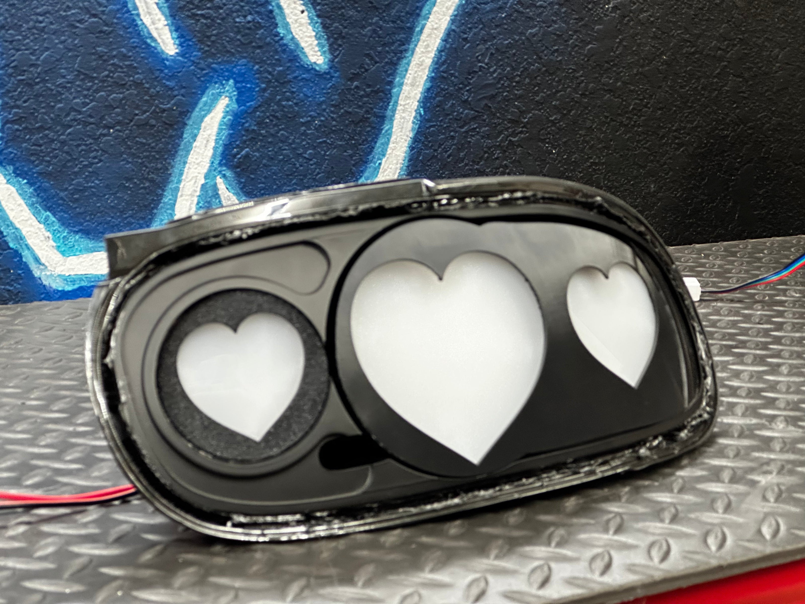 NTXGLOW Diffused Heart Tail Lights – Mazda Miata NA (1990–1997) - JSI Racing 