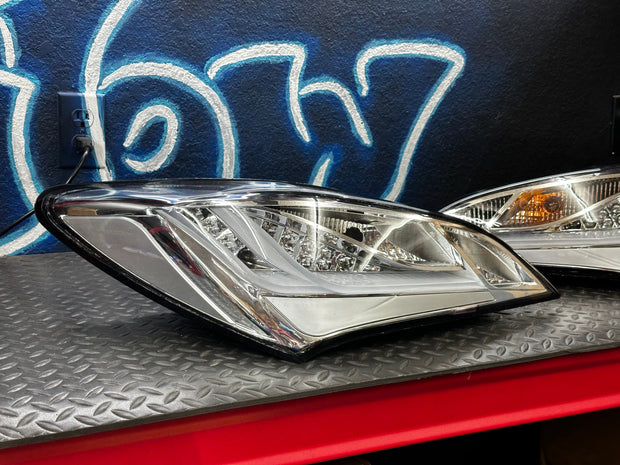 NTXGLOW TRUE clear tail lights (2010 - 2016 hyundai genesis coupe) - JSI Racing 