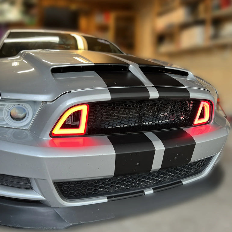 NTXGlow RTR Style RGB Grille (2013-2014 Ford Mustang) - JSI Racing 