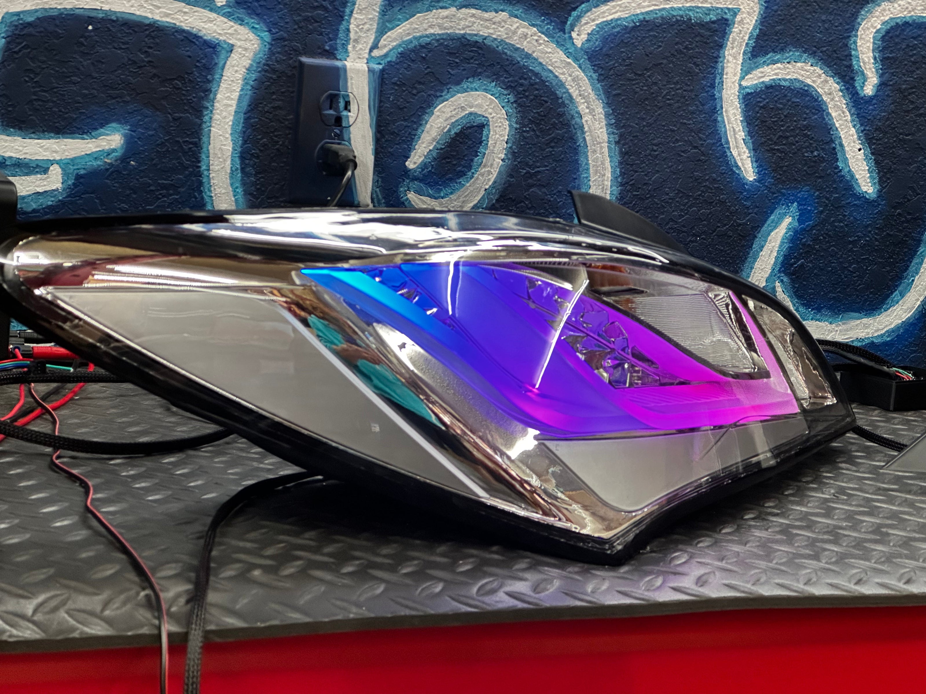 NTXGLOW clear RGB tail lights (10 - 16 hyundai genesis coupe) - eagle eyes - JSI Racing 