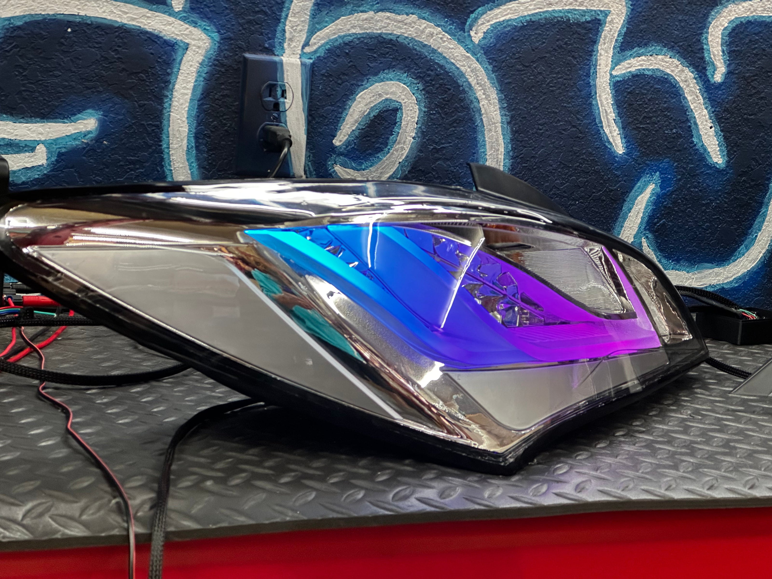 NTXGLOW clear RGB tail lights (10 - 16 hyundai genesis coupe) - eagle eyes - JSI Racing 