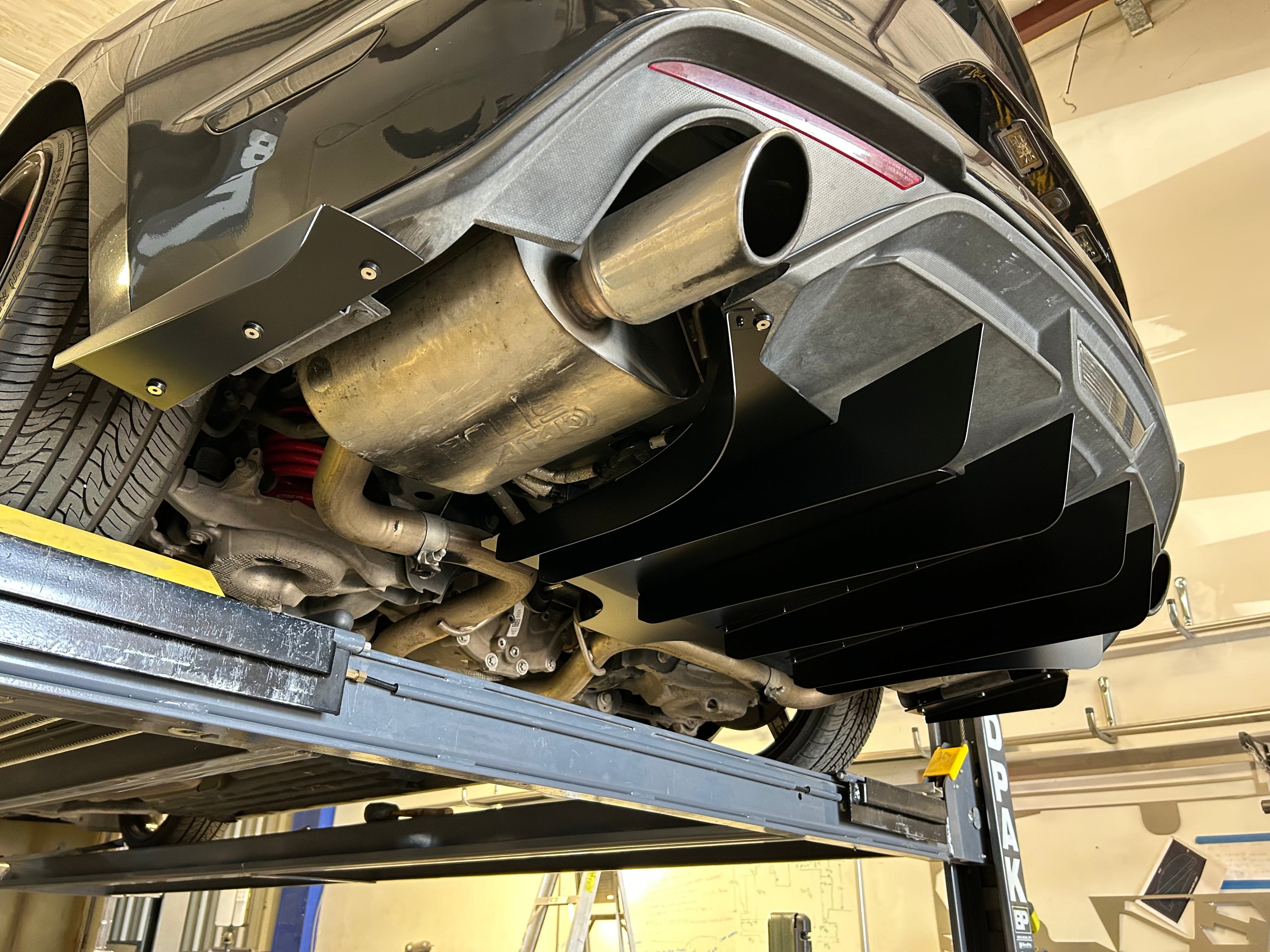 FSPE ATHENA Rear Diffuser & Spats – Mustang S550 (2018–2023 Ecoboost) - JSI Racing 
