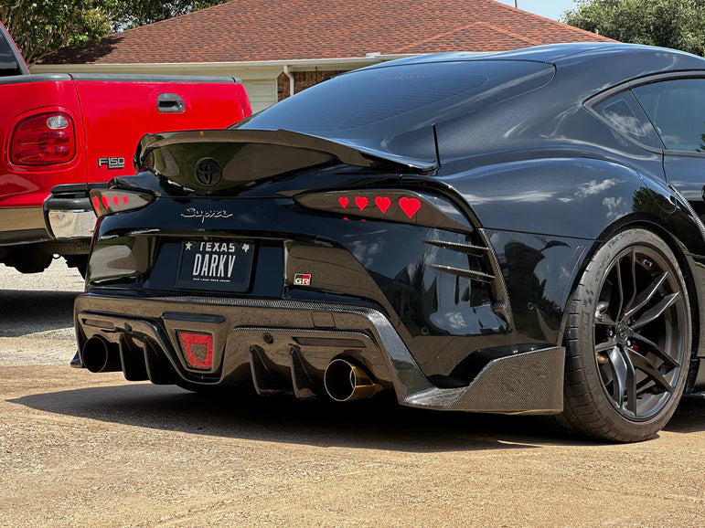 NTXGLOW HEART TAIL LIGHTS (MK5 TOYOTA SUPRA) - JSI Racing 