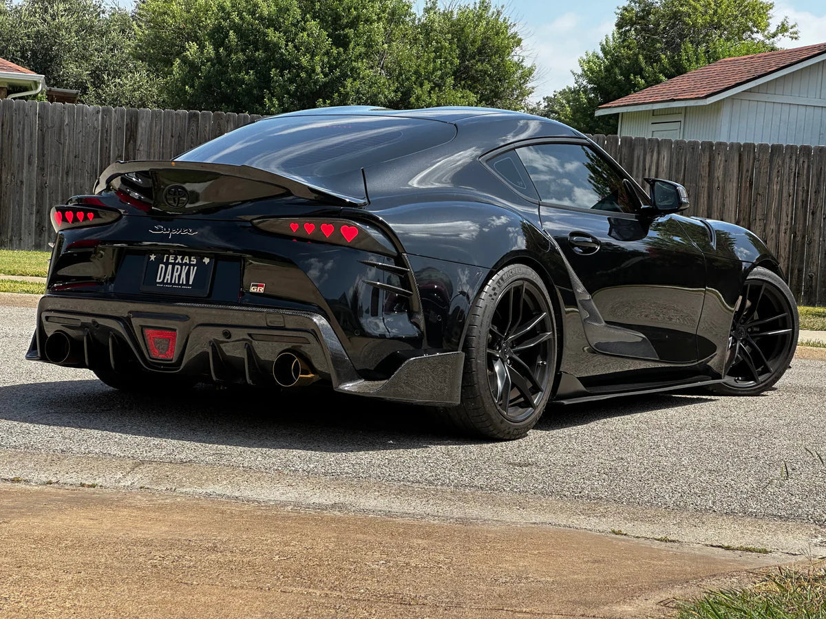 NTXGLOW HEART TAIL LIGHTS (MK5 TOYOTA SUPRA) - JSI Racing 