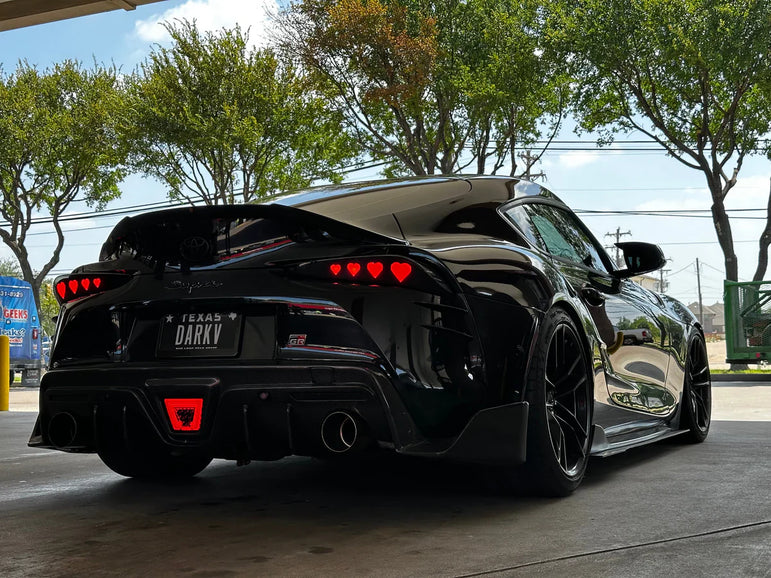 NTXGLOW HEART TAIL LIGHTS (MK5 TOYOTA SUPRA) - JSI Racing 