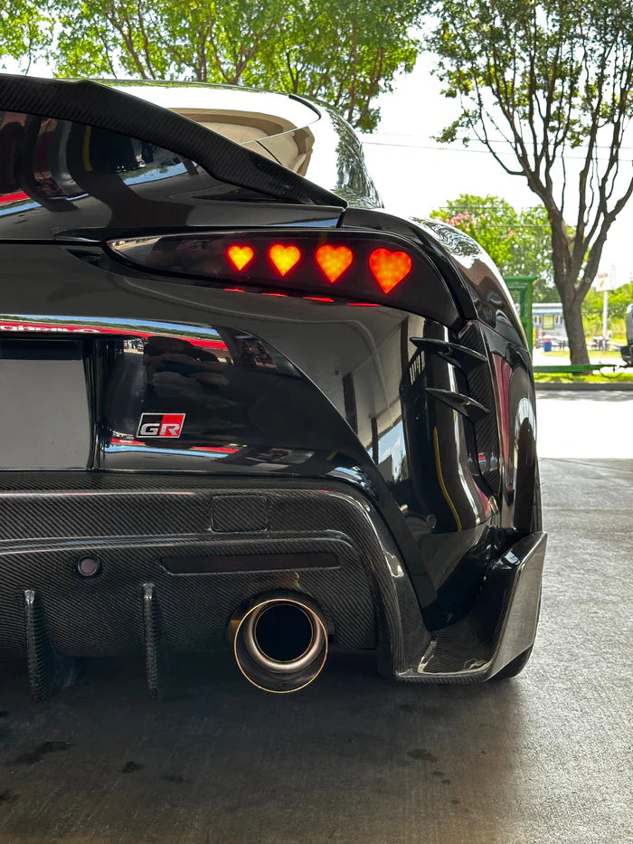 NTXGLOW HEART TAIL LIGHTS (MK5 TOYOTA SUPRA) - JSI Racing 