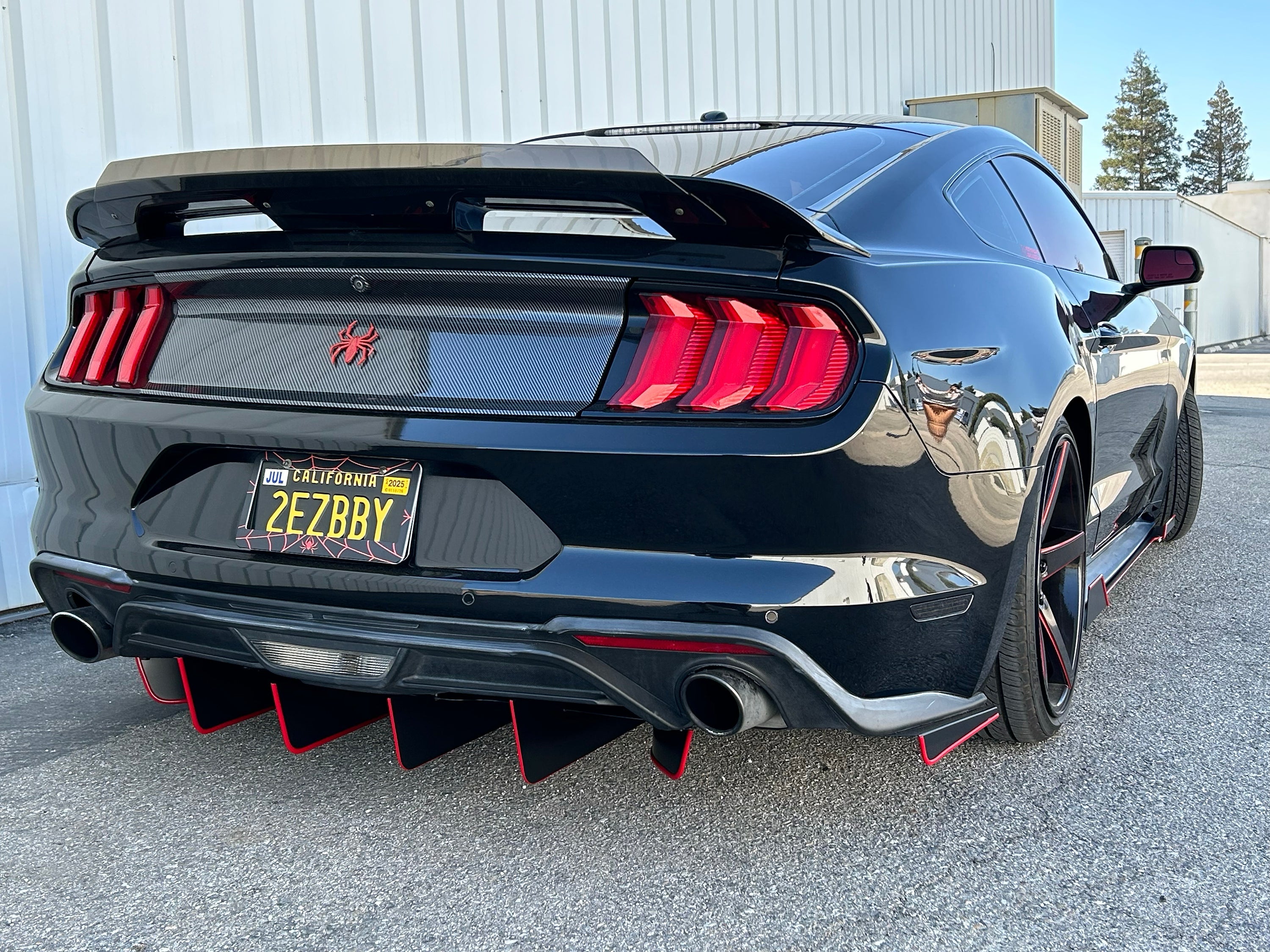 FSPE ATHENA Rear Diffuser & Spats – Mustang S550 (2018–2023 Ecoboost) - JSI Racing 