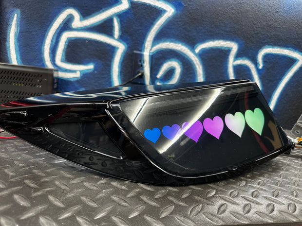 2021–2026 Toyota GR86 Diffused Heart LED RGB Tail Lights (NTXGLOW) NTXGlow