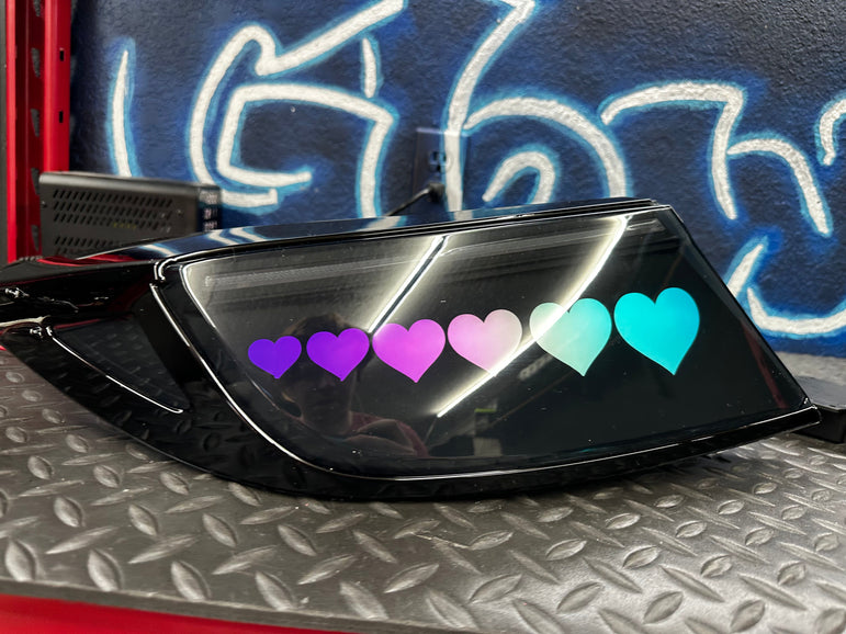 2021–2026 Toyota GR86 Diffused Heart LED RGB Tail Lights (NTXGLOW) NTXGlow