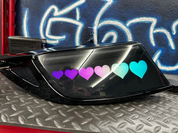2021–2026 Toyota GR86 Diffused Heart LED RGB Tail Lights (NTXGLOW) NTXGlow