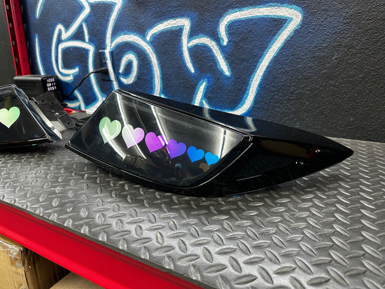 2021–2026 Toyota GR86 Diffused Heart LED RGB Tail Lights (NTXGLOW) NTXGlow